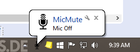 MicMute Tastatur Muting von Windows Mikrofon
